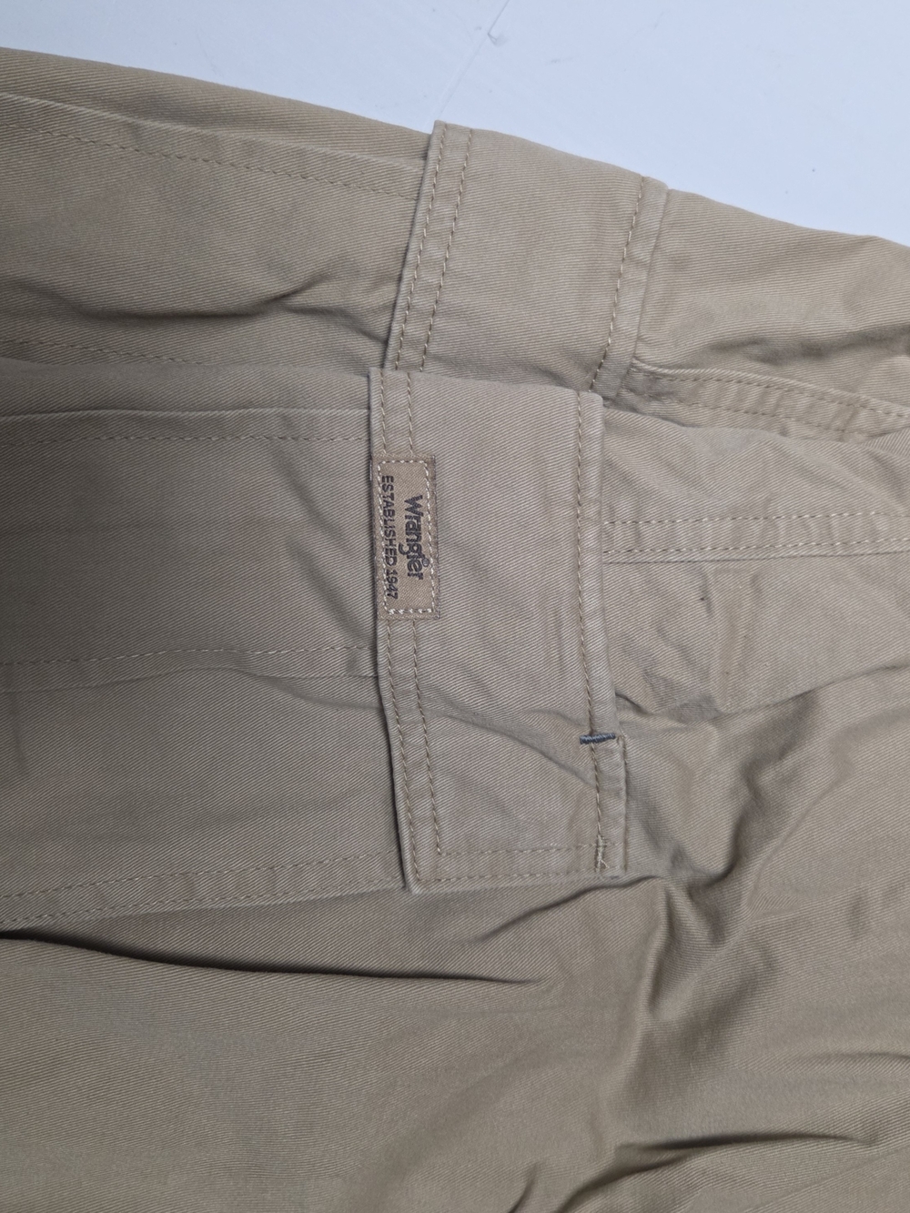 Wrangler Men's Khaki Work Pants - Classic Fit